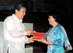At the Magsaysay Award Ceremony
